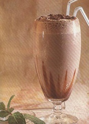 میلک شیک شکلاتی