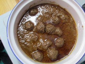 فسنجان با کوفته قل قلی